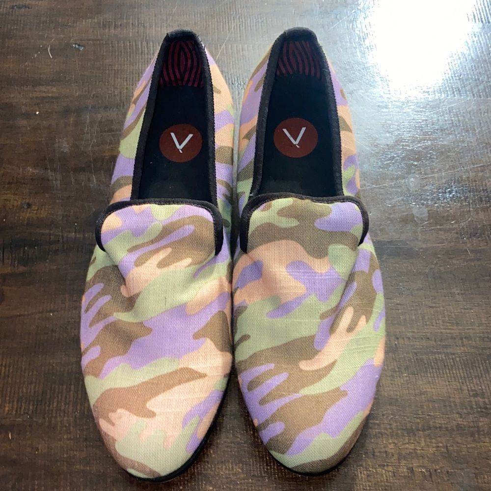 Dara Men's Fashion Round Toe Camouflage Printed Slip On Loafers  Party Shoes